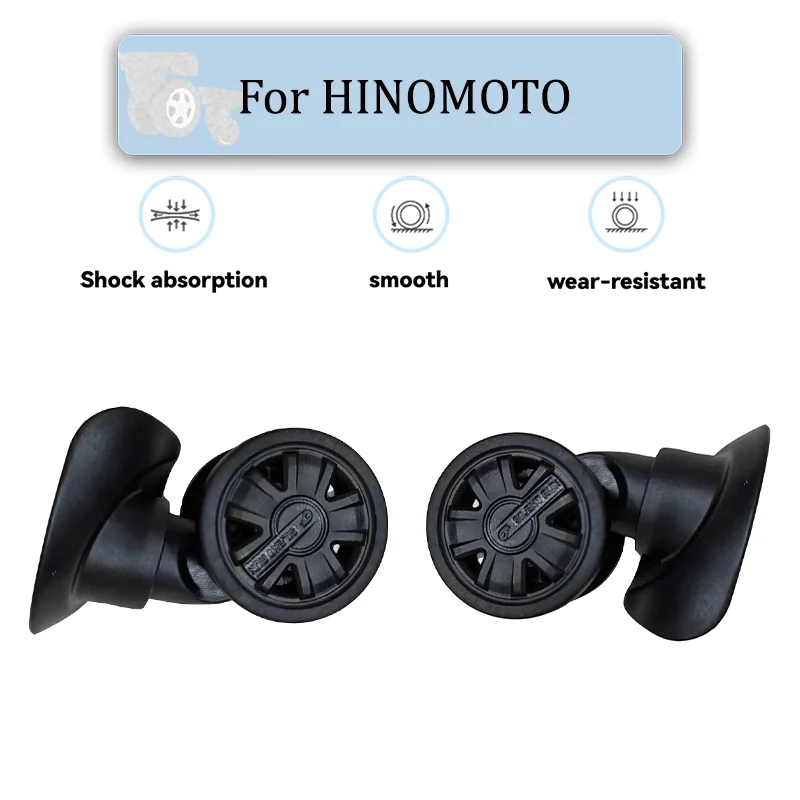 For HINOMOTO HKS For 360° Resistant  Luggage Wheels Replacement Accessories Parts Luggage Suitcase Rotating Wheels