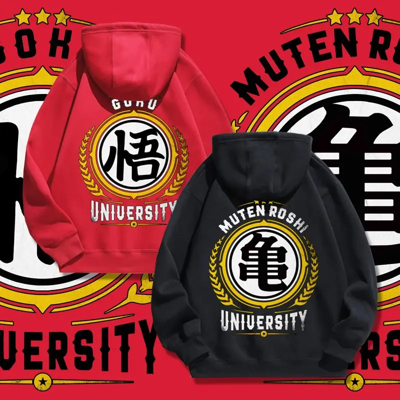 

Bandai Genuine Authorized Seven Dragon Ball Turtle Fairy с принтом, мужская и женская теплая осенне-зимняя толстовка большого размера