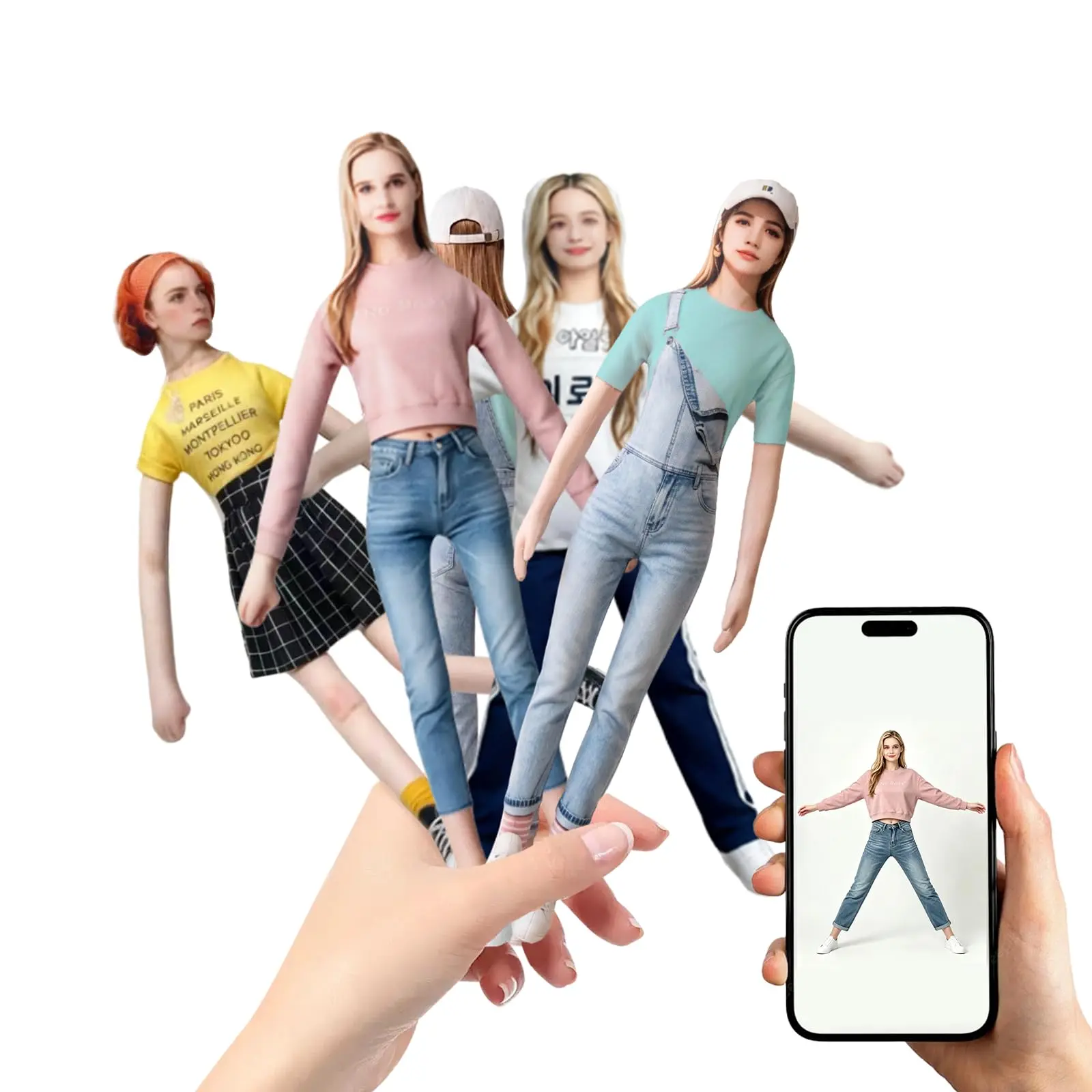 Custom Photo Doll Wacky Bendy Personalized Idol Fans Make Friend into a Posing Plushie Flexible Figure Prank Gifts image 4