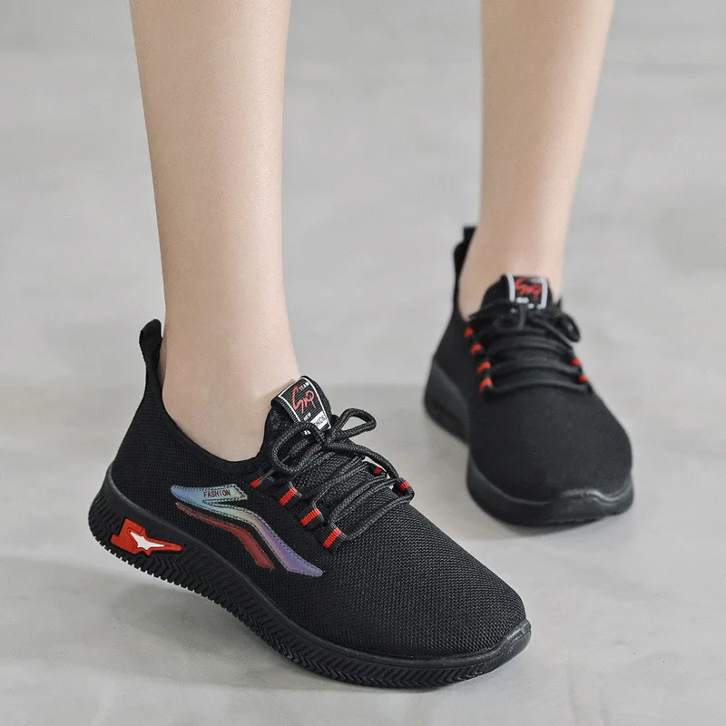 

Spring and Autumn Casual Sports Shoes Women's Running Shoes All-match Mesh Breathable Women's Shoes Zapatos De Mujer