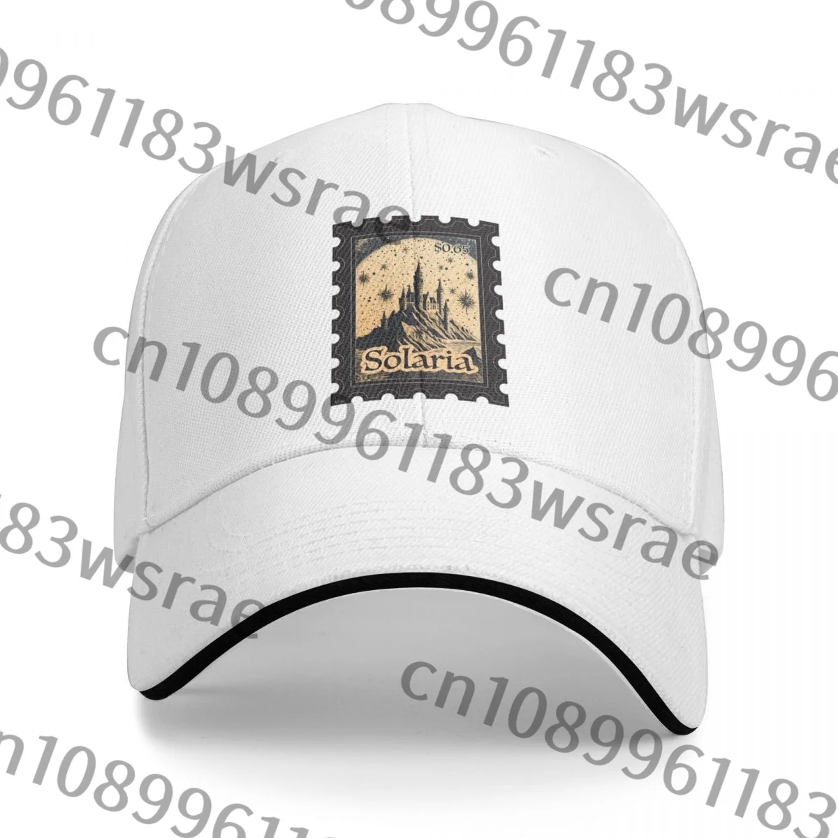 Solaria sello de bloque de madera Vintage para hombres, gorra de béisbol, sombrero de verano