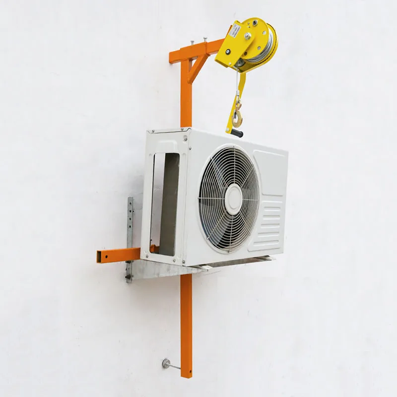 

Self-Locking Folding Crane Manual Winch Air Conditioning 15/20m Lifting Tool Outside Installation Lifting Hoisting Tool