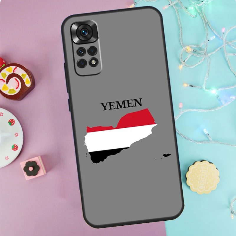 Yemen Flag Phone Case For Xiaomi Redmi 10 10C 12C 9C 9T Note 11 Pro 11S 10 Pro 10S 12 8 9 Pro 9S Funda