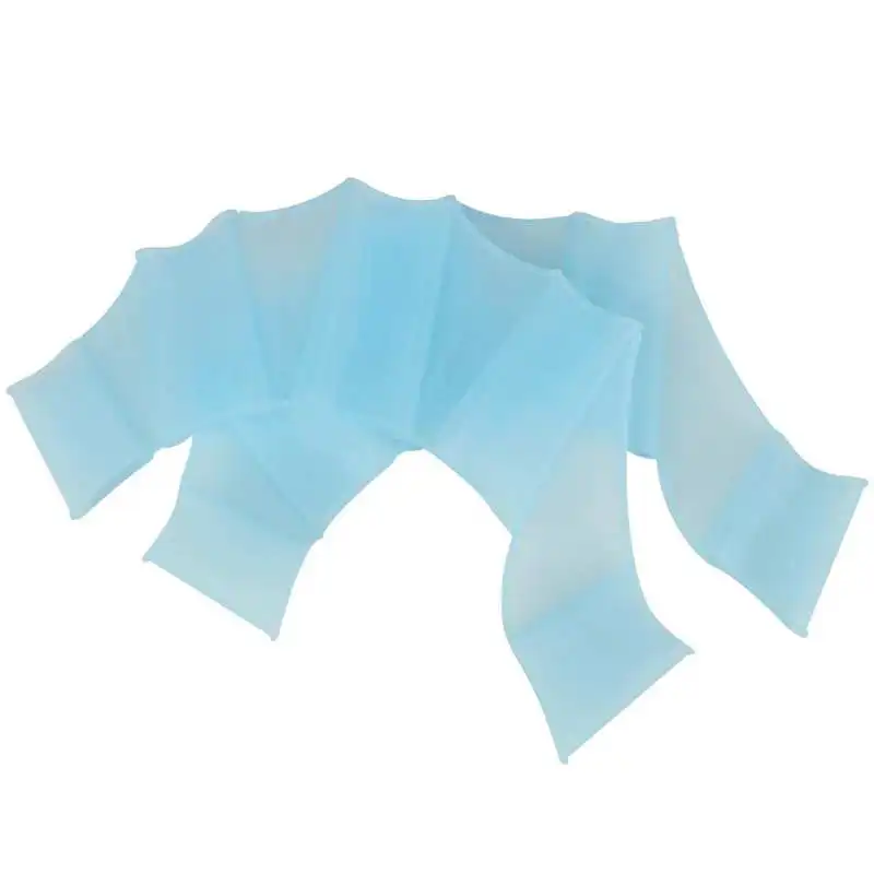Unisex Silicone Swimming Hand Fins Flippers Finger Webbed Gloves Swimming Diving Fins Swim Flippers Hand Paddle