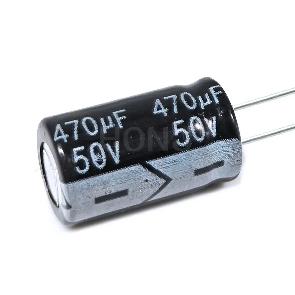 10PCS​​ ​​470uF 50V 470MFD 50Volt 10*17mm Aluminum Electrolytic Capacitor Radial 470mf50v 470uf50v 50v470mf 50v470uf ±20%​​
