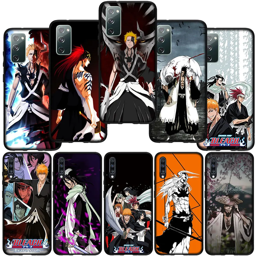 Etui na telefon Bleach RENJI Byakuya Ichigo Kurosaki Cover dla Xiaomi Poco X3 NFC X4 M2 M3 M4 Pro 4G M5 F3 10T 11T 11 12 C3 C40