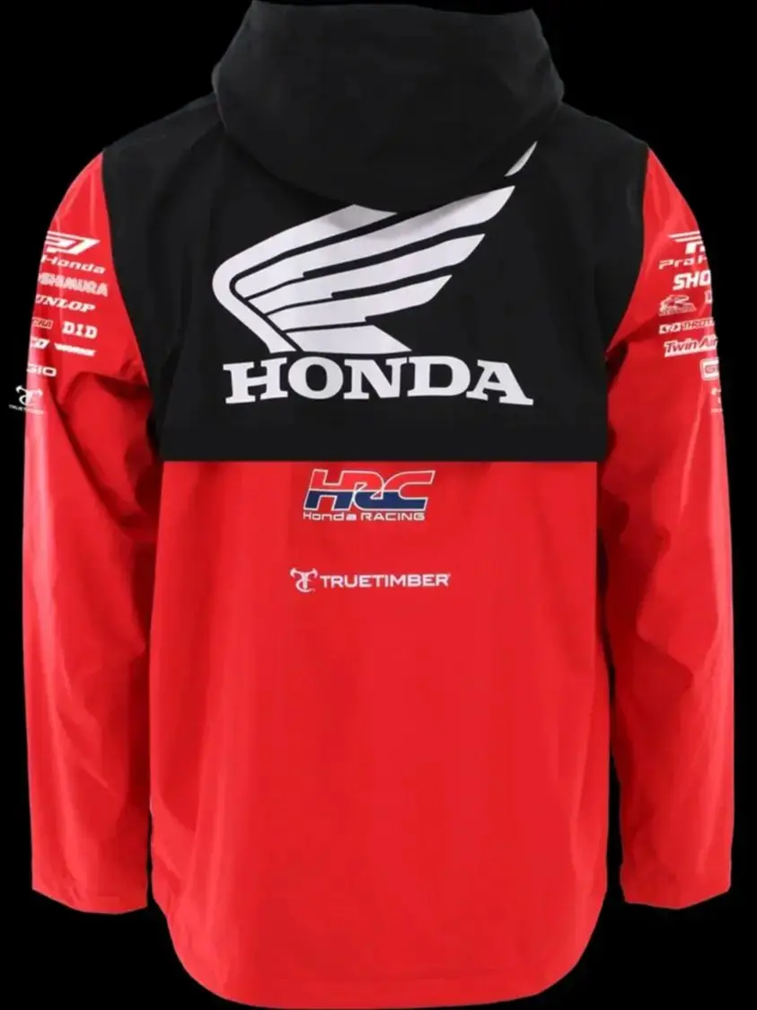 AliExpress Honda TrueTimber Red and Black Lightweight Wind Jacket Men's and Women's HRC Outdoor Cycling Clothing HONDA MOTO Motorcycle Jack