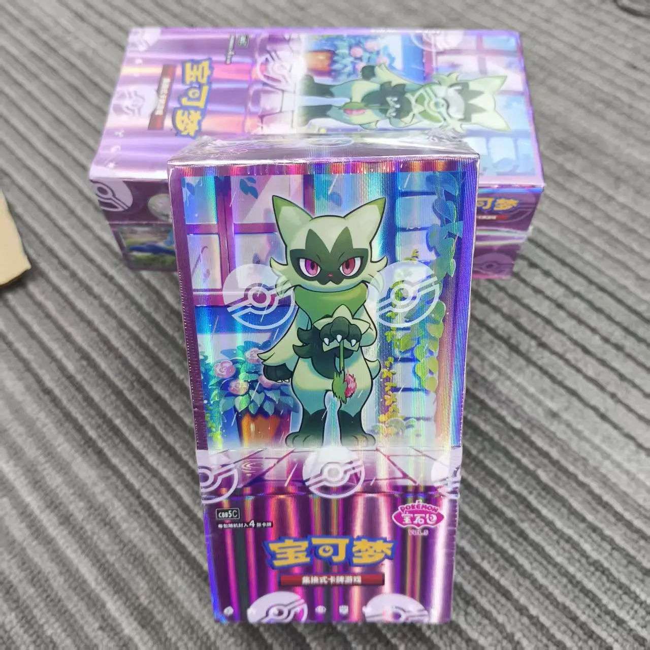 jeu-de-cartes-a-collectionner-pokemon-jewel-pack-5-boite-de-boosters-ptcg-chinois-simplifie-Ecarlate-et-violet-en-stock-100-original-d'usine