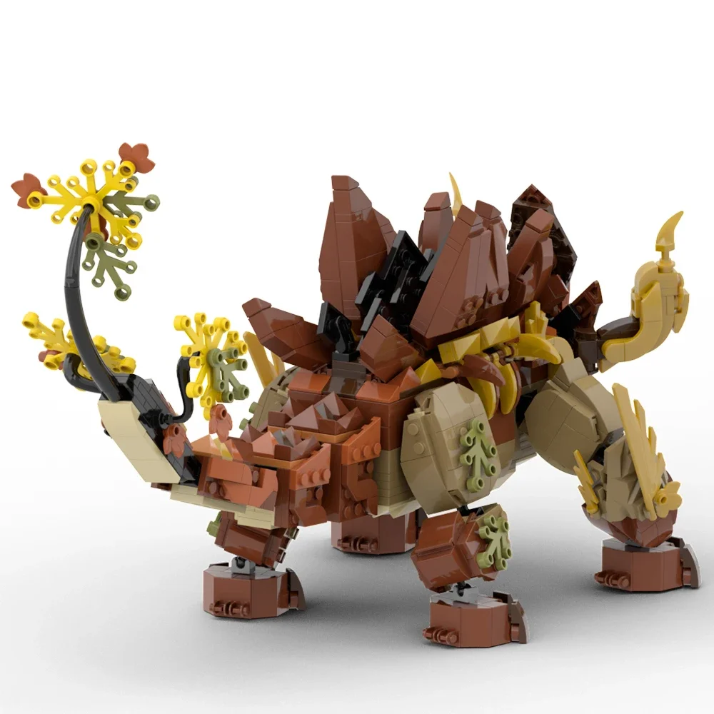 MOC Classic Game Dragon Azhdahas Character Model Building Blocks Long Lived Ancient Dragon particles Bricks Toy for Kid Gift