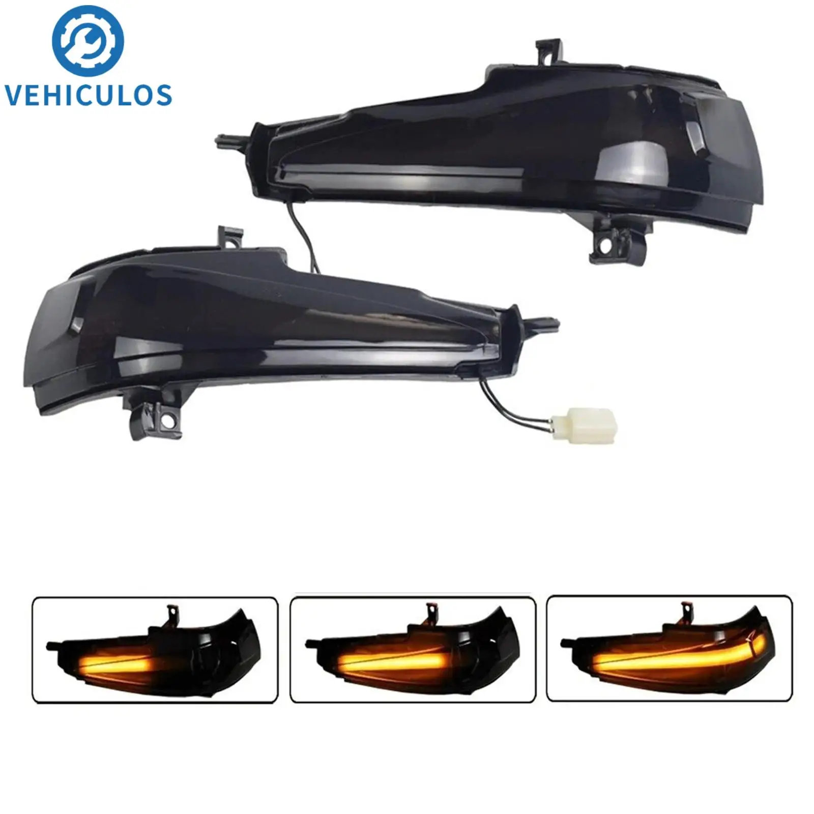 2 шт. последовательный указатель поворота бокового зеркала 34300-SNB-013 34350-SNB-013 для Honda Civic Mk8 Sedan FD1 FD2 FD3 2D 4D FA 1 2 3 4