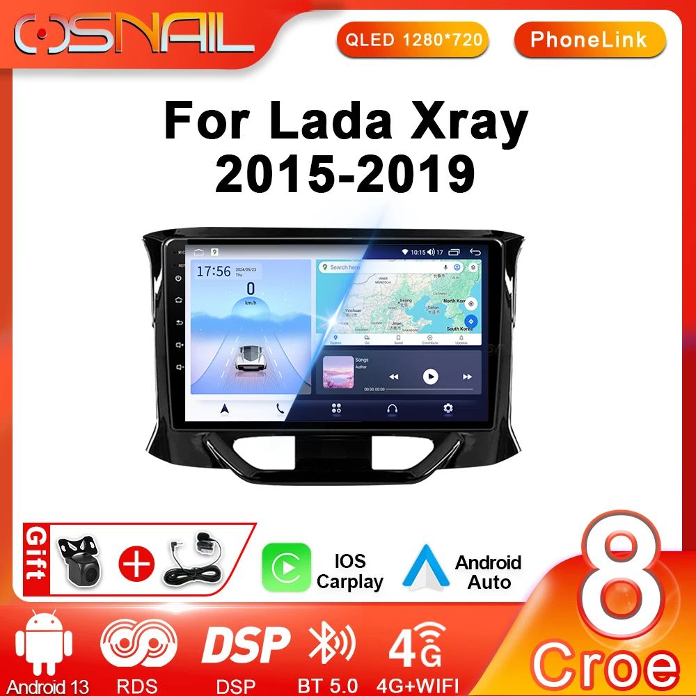 

2 Din Android Auto For LADA Xray X ray 2015 - 2019 Car Radio Multimedia Video Player Navigation GPS Autoradio intelligent system