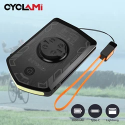 CYCLAMI Bicycle Light Cycling Smart Headlights Type-C Charging Front Lamp For XOSS Garmin IGS Computer Lights Charging