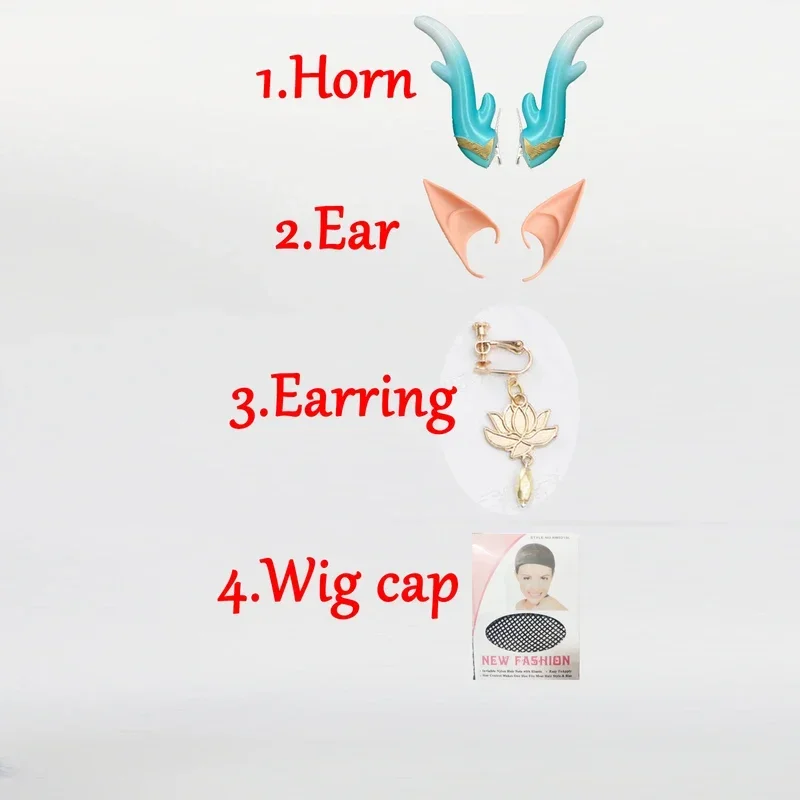 SN88 Dan Heng Cosplay Wig Game Honkai Star Rail Imbibitor Lunae Gradient Cosplay Wig Anime Wigs Heat Resistant Synthetic Da*#2@5