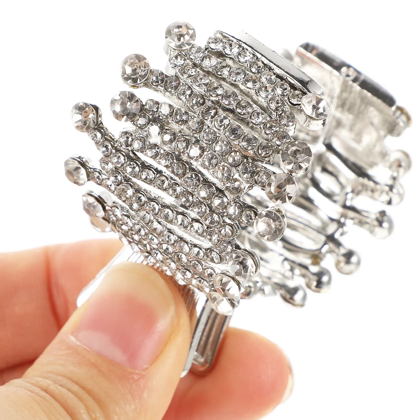 

Hair Claw Clip for Women Elegant High Ponytail Holder Medium Hair Clip Simple Decorative Barrette for Daily Wear Party Travel