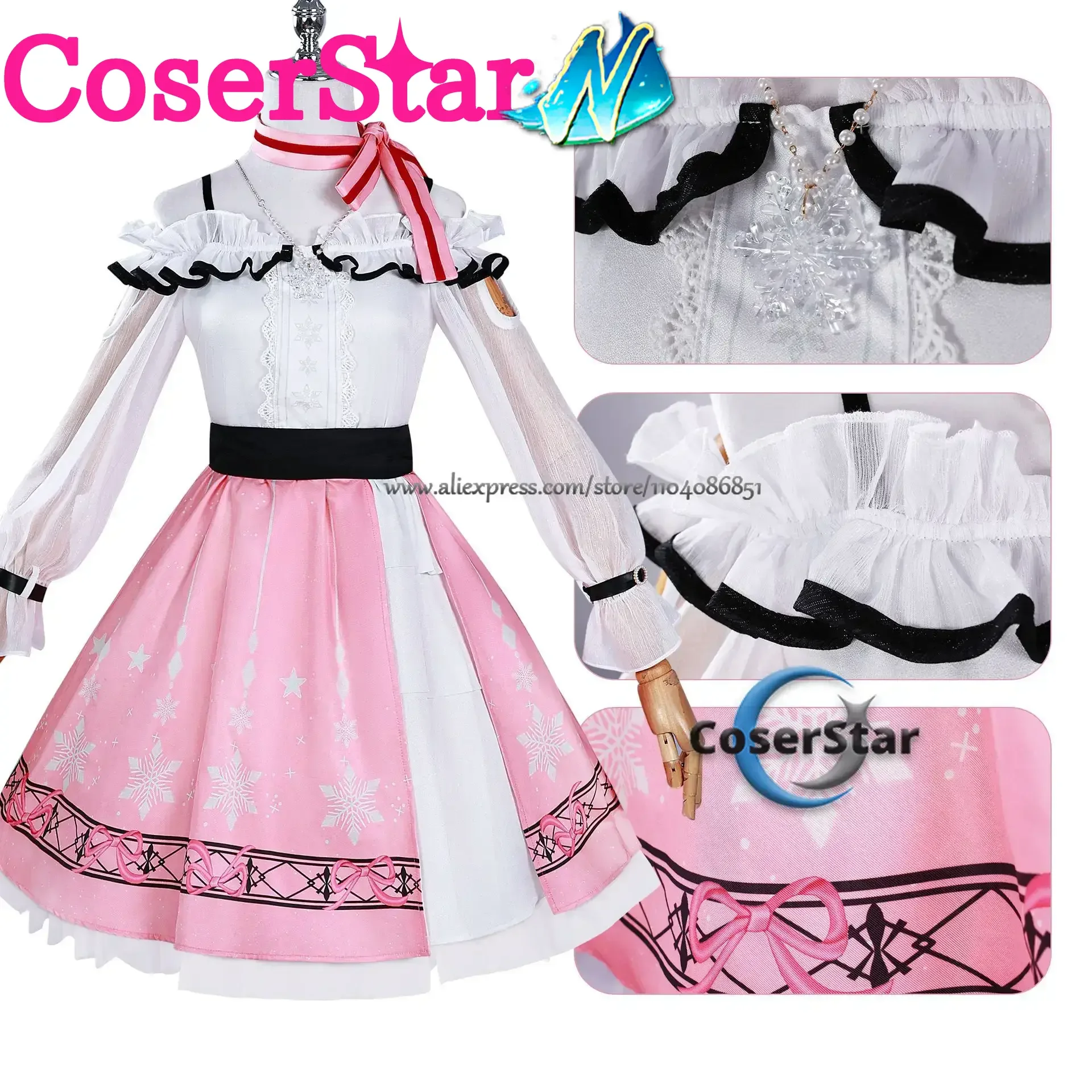 Игра Infinity Nikki Nikki Косплей Костюм Полный комплект Платье Униформа Хэллоуин Nikki Косплей Платье Костюмы