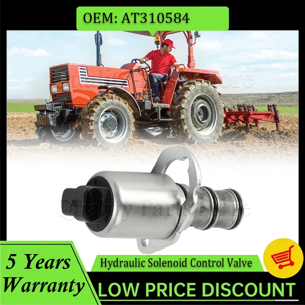 AT310584 RE211156 RE211157 RE211158 For John Deere 210K 310SL 315SJ 325J 410K 410L New Hydraulic Solenoid Control Valve 1PC