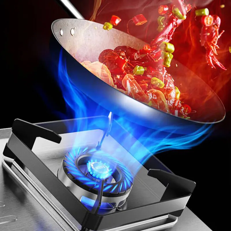 Burner Gas Cooktop with 5.2KW Powerful Flame for Home Kitchen