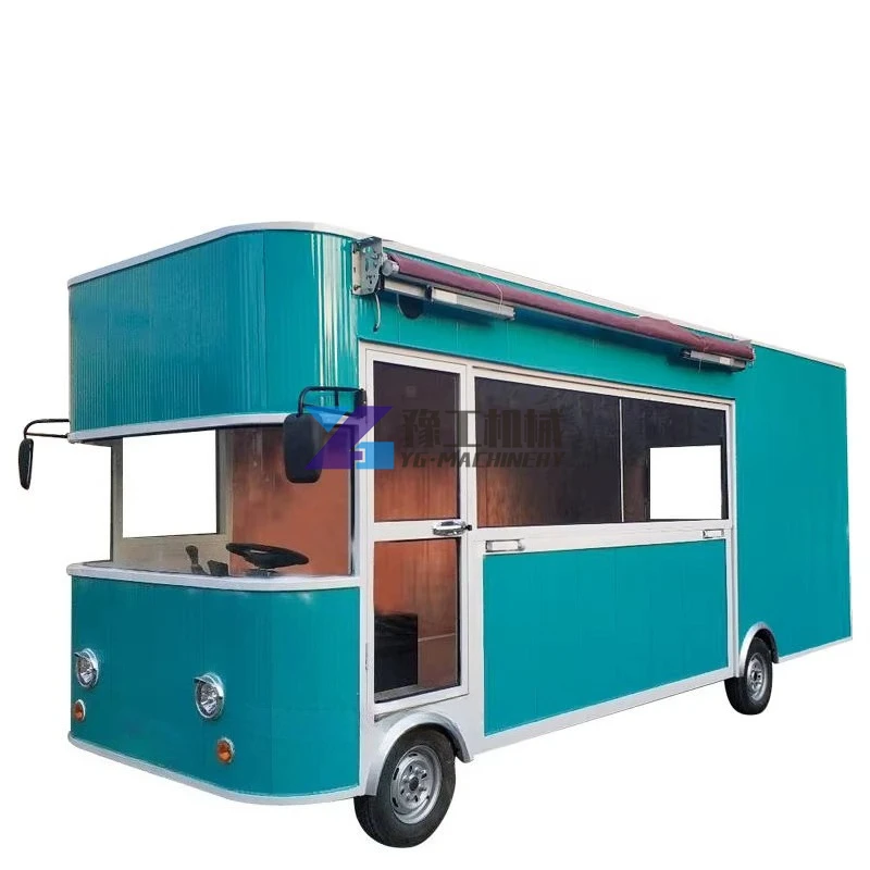 الولايات المتحدة أو اليورو القياسية في الهواء الطلق الشارع المطبخ المحمول سريع المعكرونة البيتزا شاحنة الغذاء أو مقطورة الغذاء مع الثلاجة الصين #2