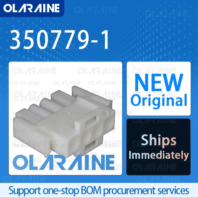 

20/50/100Pcs 350779-1 100% brand new and original IC chip Pin and socket connectors 4 Position 600 V
