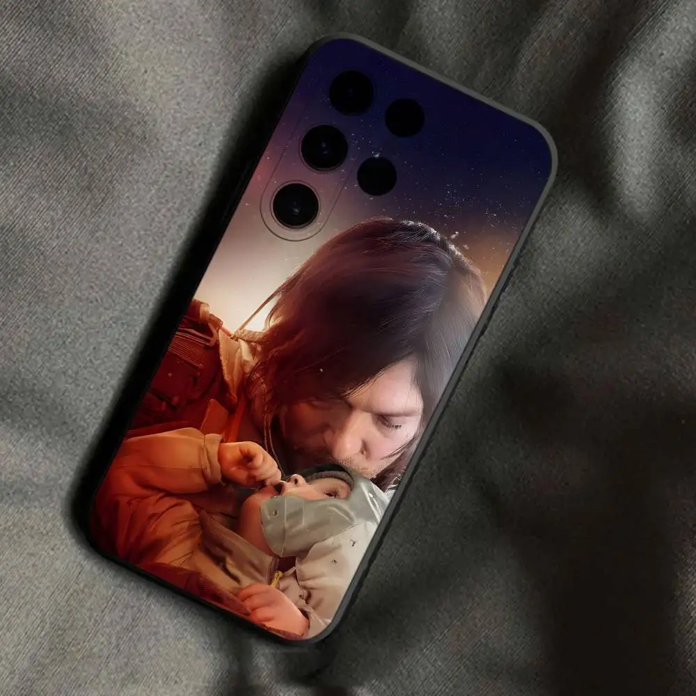 حافظة هاتف D-Death S-Stranding 2 على الشاطئ لهاتف Samsung S25، S24، Ultra، S20، S30، Plus، S22، S23، Ultra، Plus، 5G مضادة للخدش