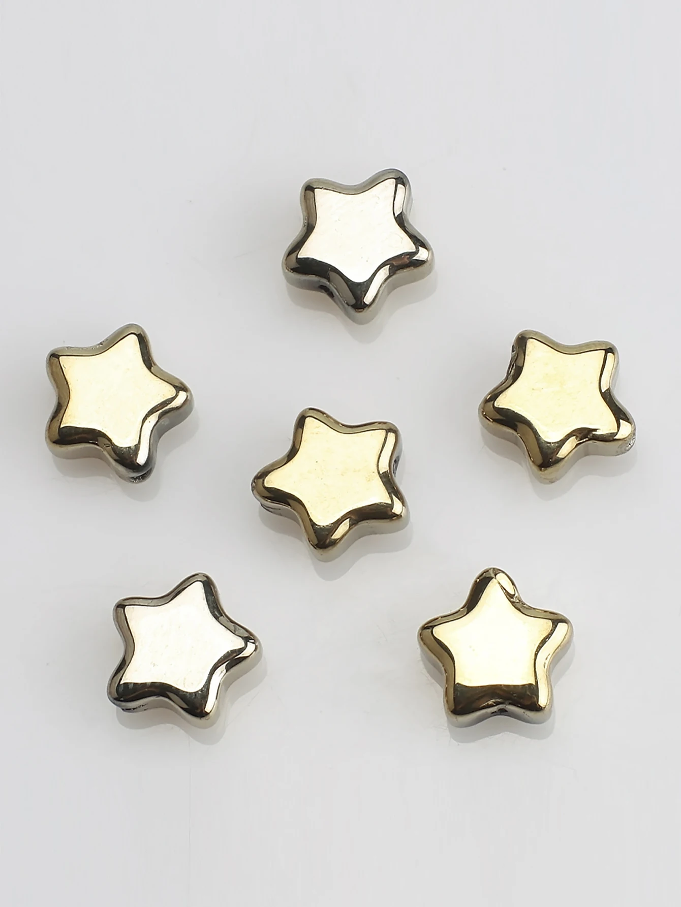 50 stks/partij Crystal Star Pendats 8mm Facet Glas Losse Kralen Handgemaakt Voor Sieraden DIY Maken Accessoires Groothandel In Bulk