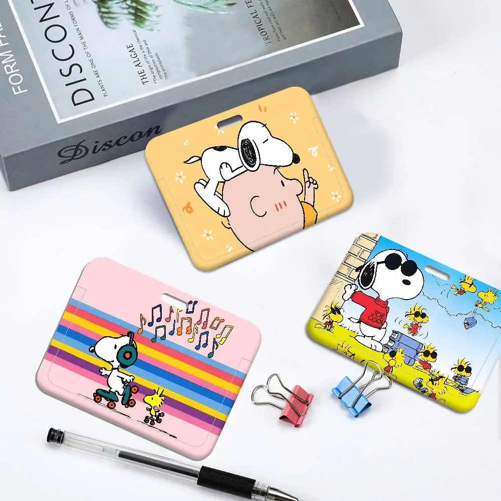 Classic Comic S-Snoopy Dog Lanyard For Keys Chain Credit Card Cover Pass Charm Straps ID Badge Holder Key Accessories Gifts