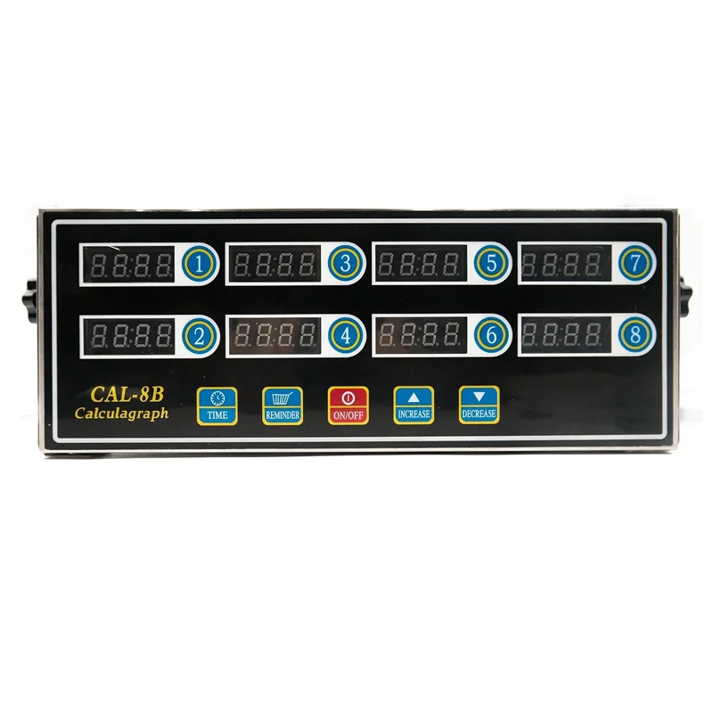 8 Channel Digital Kitchen Timer Clock Restaurant Reminder Cooking Commercial