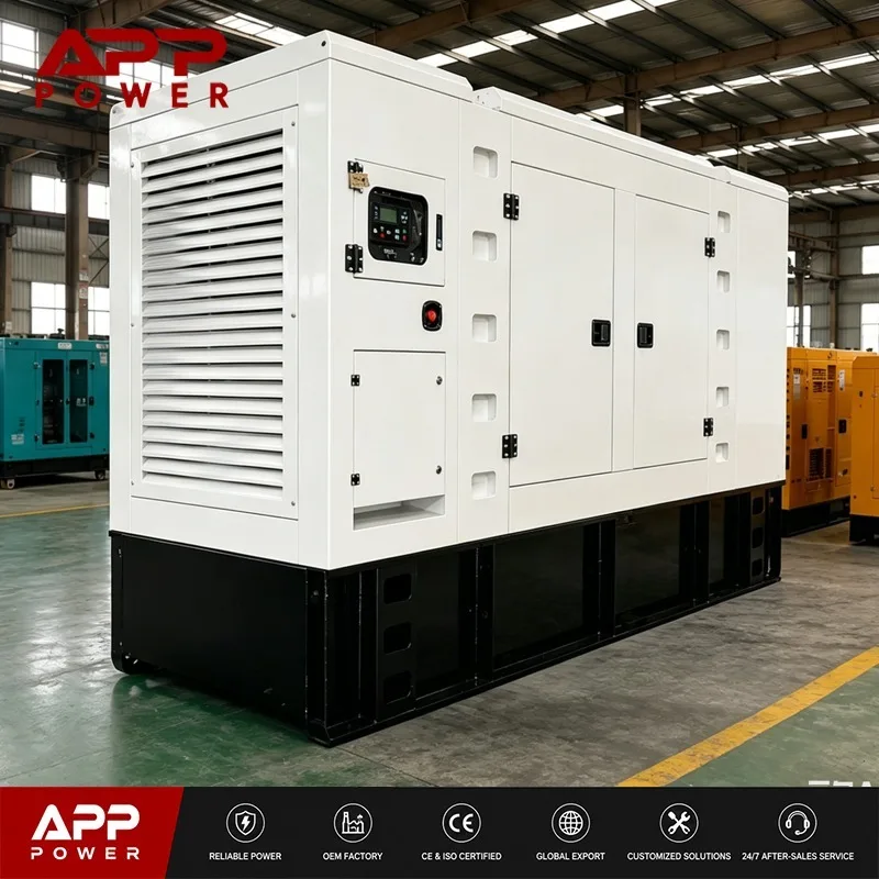 Open Frame Silent Diesel Generator 50/60Hz Low Cost for Factory Self Installation