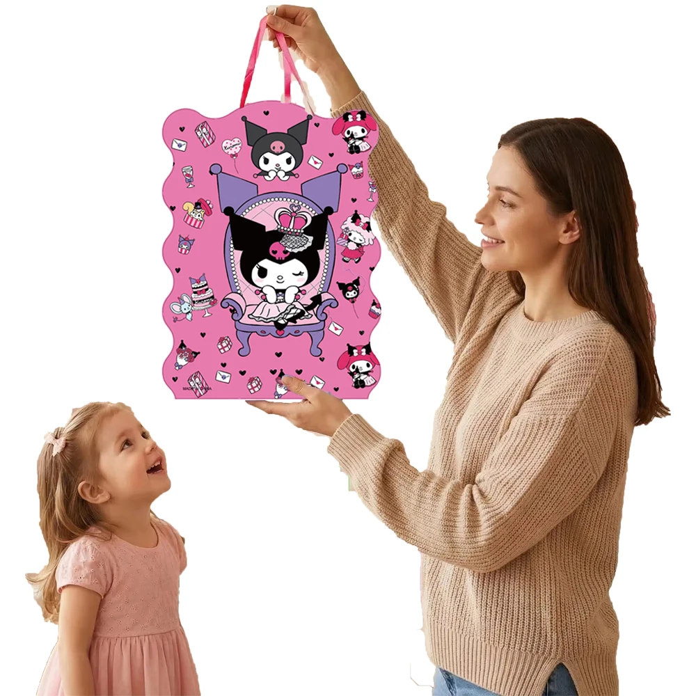 1 unidad/lote Linda Piñata de Kuromi para Fiesta de Cumpleaños, Piñata Infantil para Niñas y Niños, Recuerdos DIY