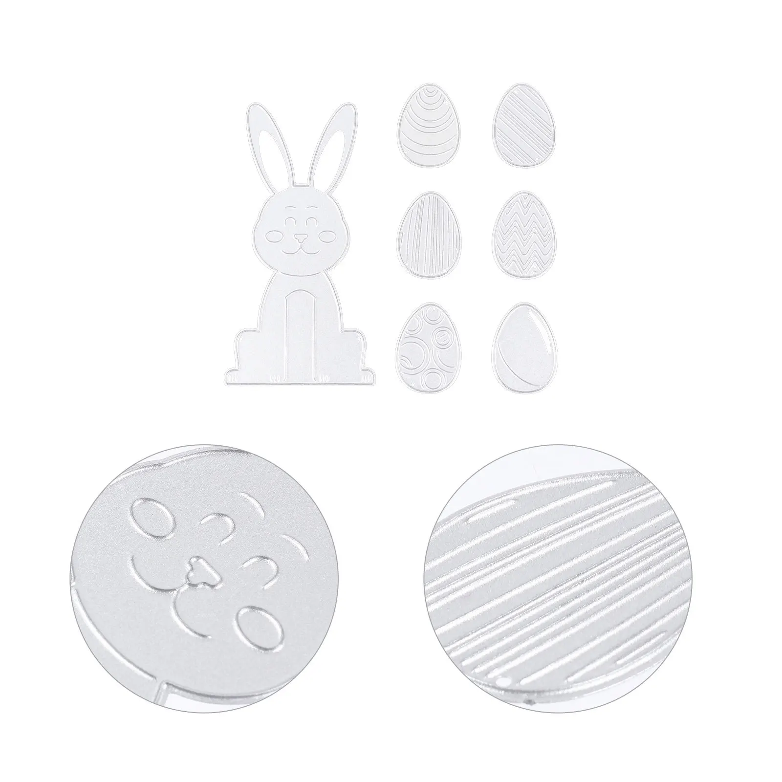

Easter Bunny Template Craft Cutting Die Mold DIY Embossing Dies Handmade Molds Carbon Steel Scrapbook