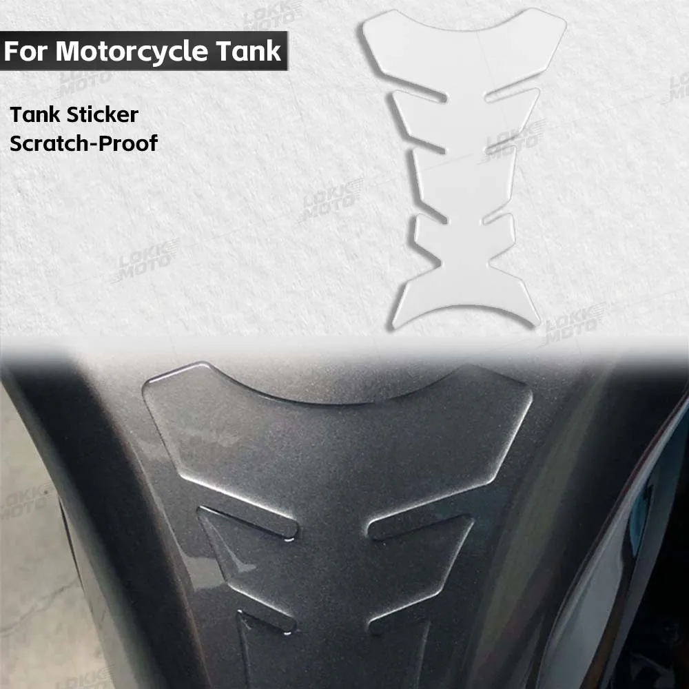 3D Resin Transparent Motorcycle Fuel Tank Pad Sticker Protection Waterproof Decal For Honda Yamaha Suzuki KTM Ducati Kawasaki