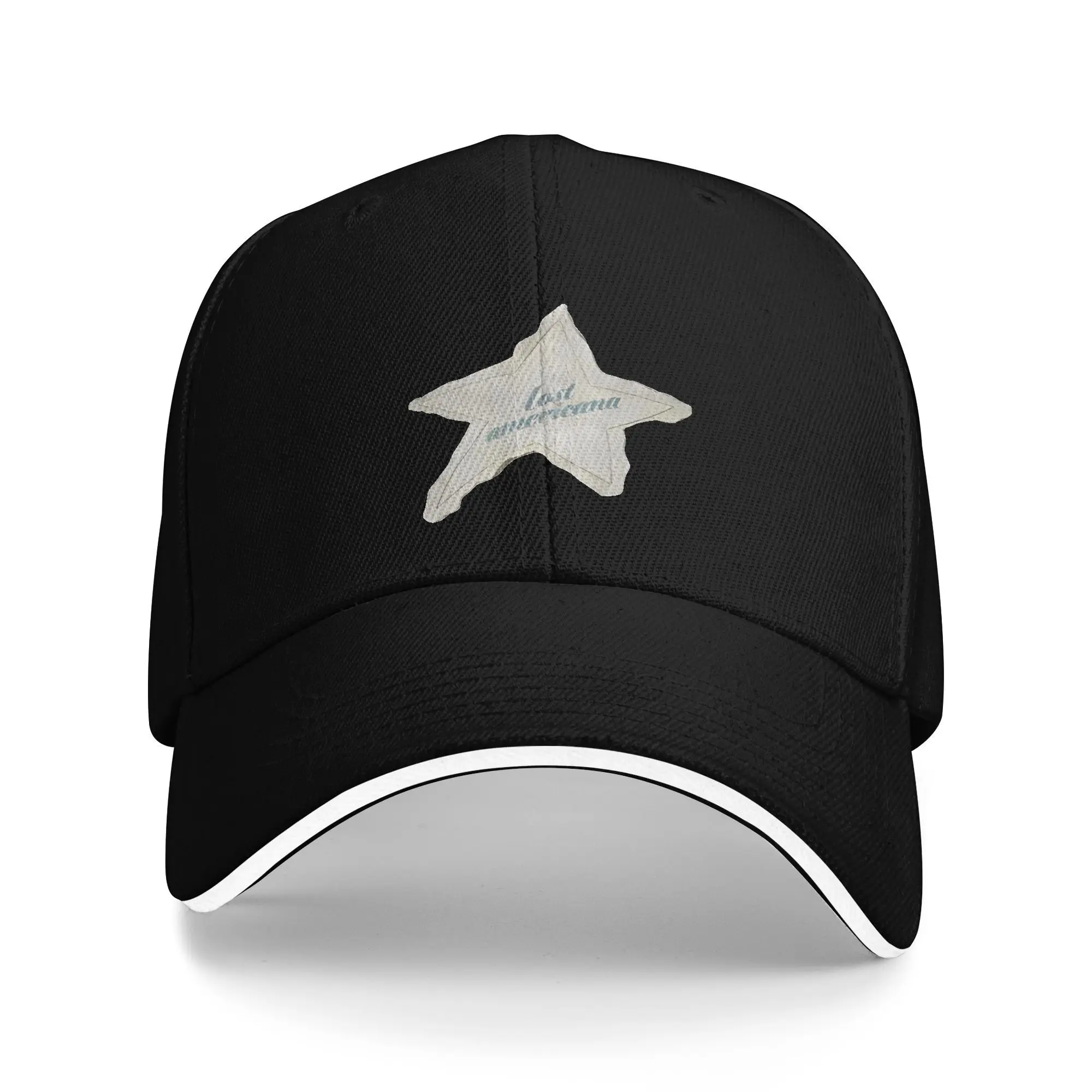 

MGK Lost Americana Rapper Baseball Cap Casual Trucker Hat Spring Couple Women Tennis Skate Snapback Cap
