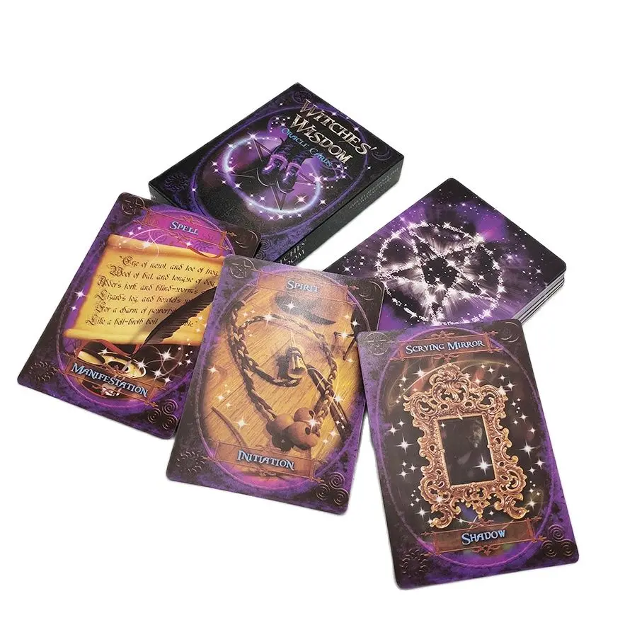 For Witches Wisdom Oracle Tarot Cards Stunning Deck Of Card Board Deck Game For Family Party Playing Card Entertainment Games