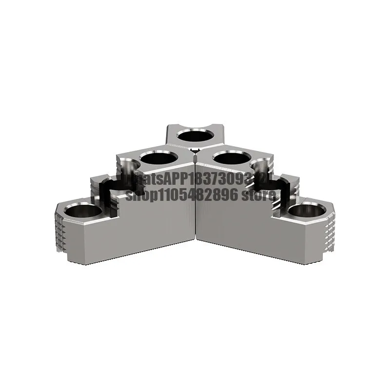 Hydraulic hard jaw claw Hydraulic hard jaw chuck Strong jaw 6 8 10 12 inch