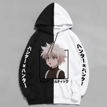 Hunter X Hunter Killua Zoldyck Herren Hoodies Herbst Jungen Mädchen Sweatshirts Mode 3D Anime Print Hoodie