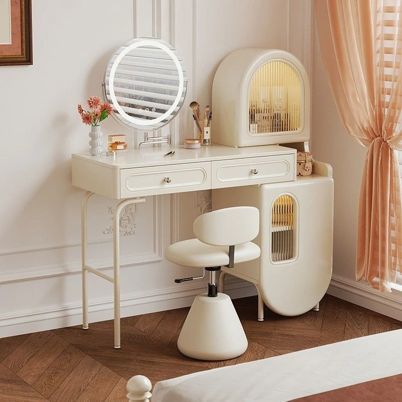 

French Cream Wind Dresser Storage Cabinet Integrated Master Bedroom Premium Sense Large Capacity