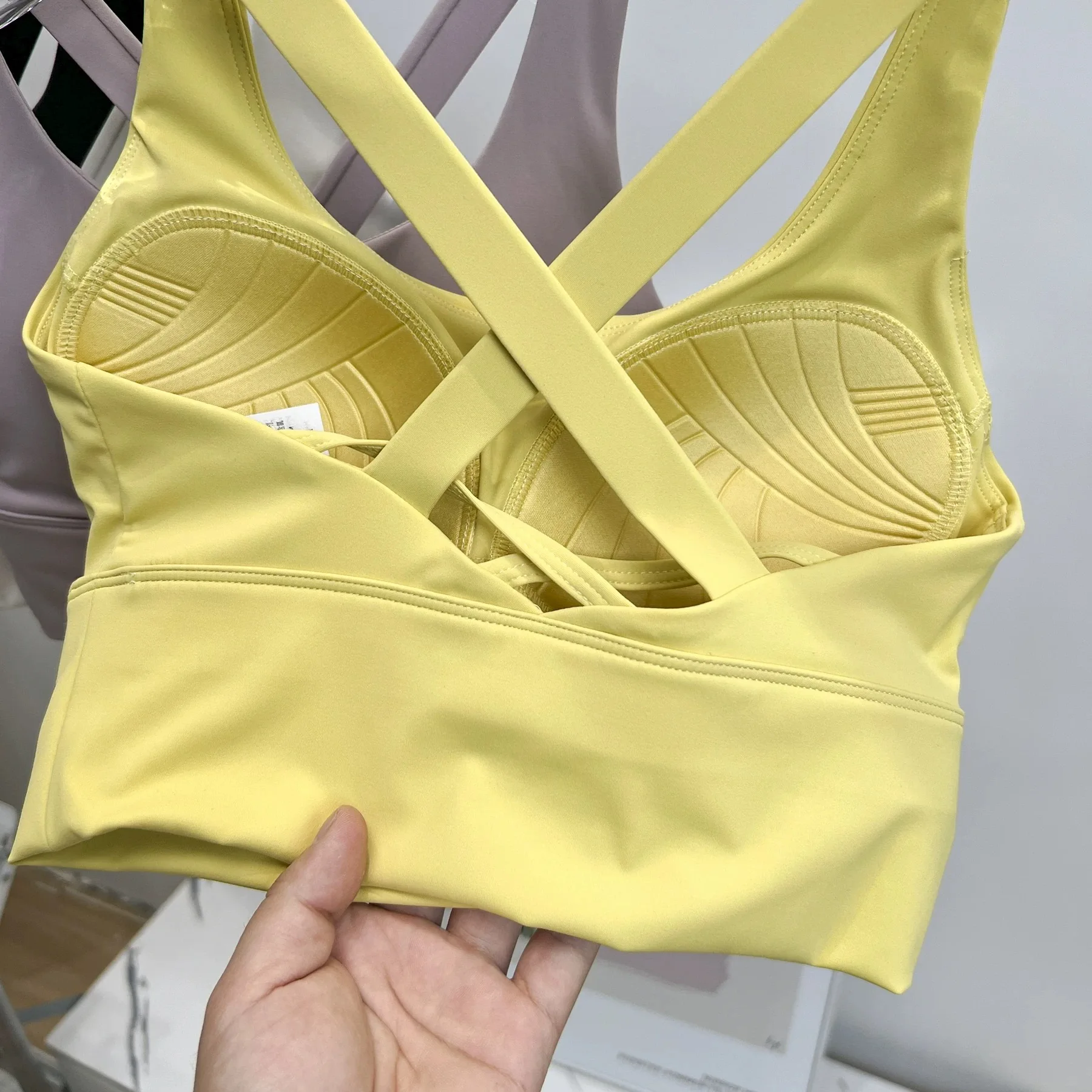 Shockproof Running & Yoga Bra  - Plunge Bra Push Up recension och pris