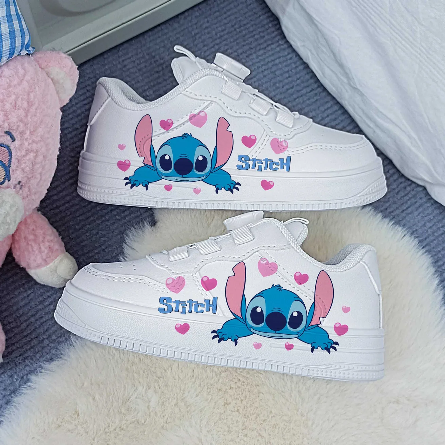 

Детская милая повседневная обувь принцессы с рисунком Диснея, нескользящая спортивная обувь с мягкой подошвой для подарка ребенку