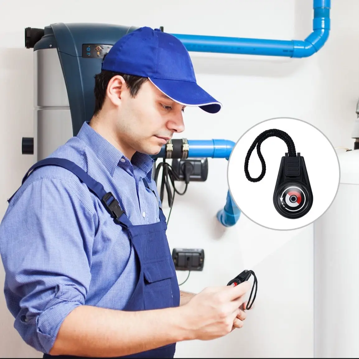 Electromagnetic magnet tools for detecting AC fields and rotary testers for circulating pumps