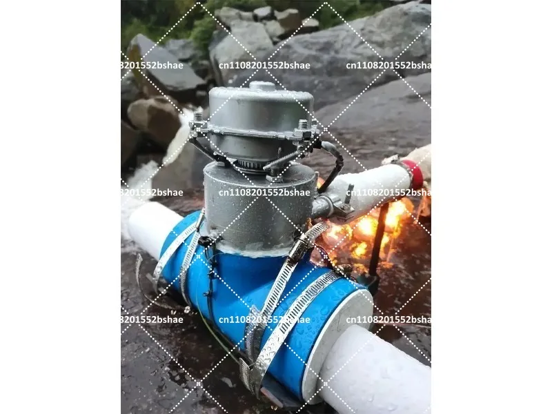 Mini Inclined Water Turbine Generator 1000W 220V 50Hz Aluminum Alloy Hydroelectric Power for Household Use