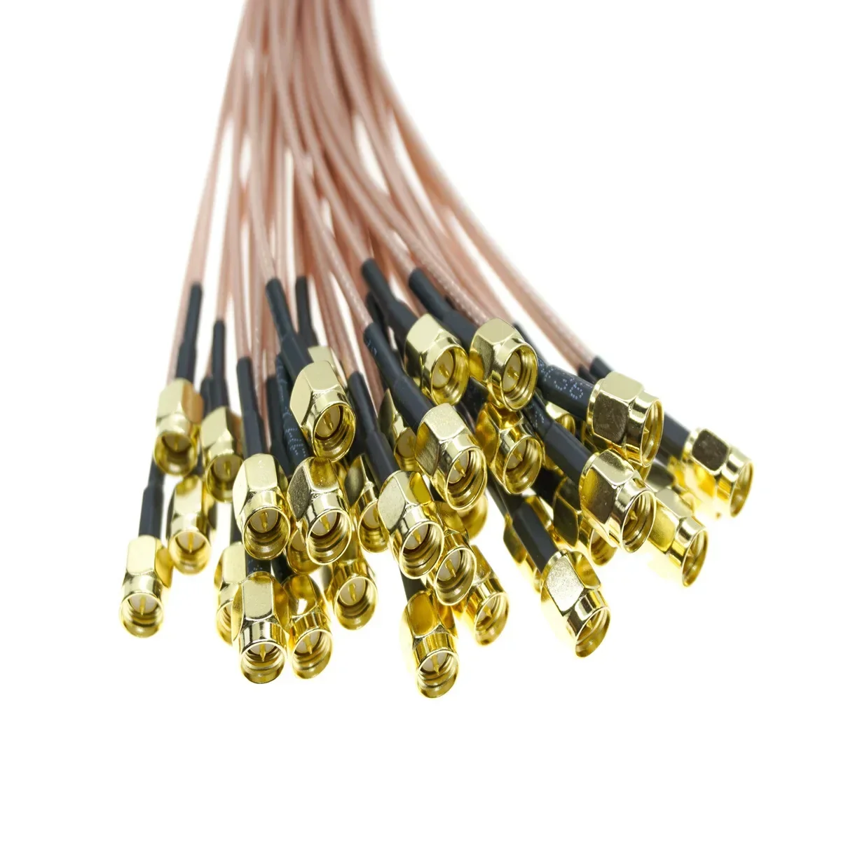 5szt SMA męskie do SMA męskie złącze wtykowe zaciskane RF Coaxial Pigtail Coax Jumper przedłużacz RG316 Kabel FPV Przewód WIFI Antena radiowa