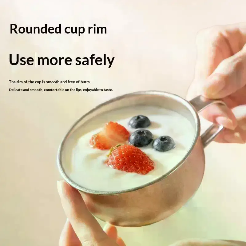 80ml/220ml Camping Water Cup Pure Titanium Portable Tea Coffee Cup Outdoor Kitchen Equipment Mountaineering Cups