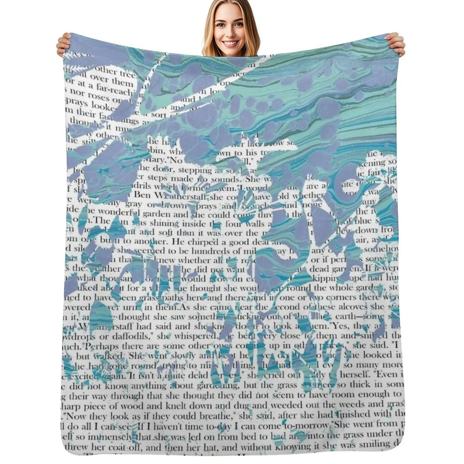 

The Secret Garden: Frances Hodgson Burnett Throw Blanket Stuffeds heavy to sleep Bed Fashionable Blankets