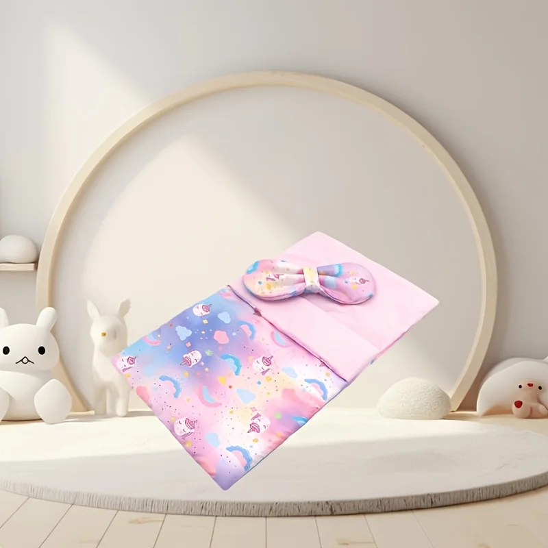 Nieuwe schattige pop slaapzak geschikt voor 12-14 inch herboren poppen en 11,81 inch popaccessoires (exclusief poppen)