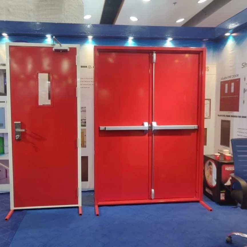 UL Listed Approved Fire Door Fire Resistance Door Steel Fire Rated School Interior Single Leaf Fireproof Door