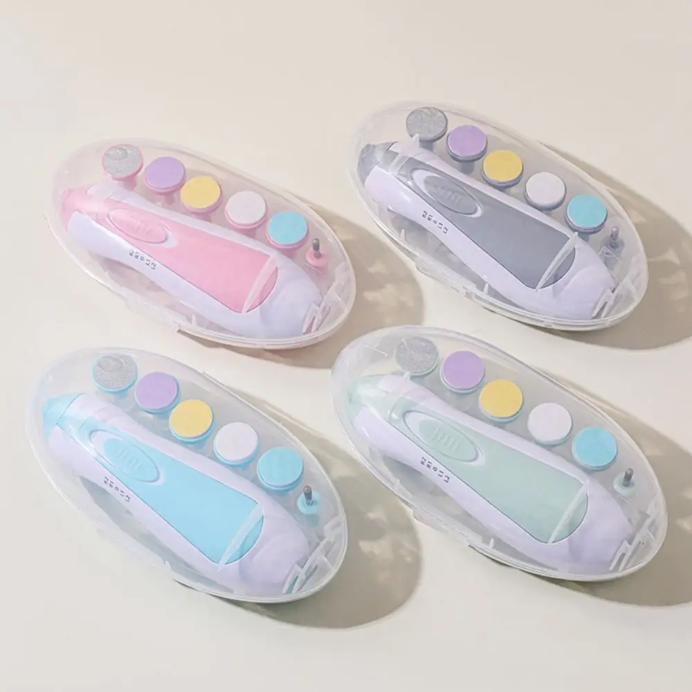 Multifunctional Electric Baby Nail Trimmer with Storage Box Care Nail Baby Nail Clipper with Light Manicure Baby Nail Grinder