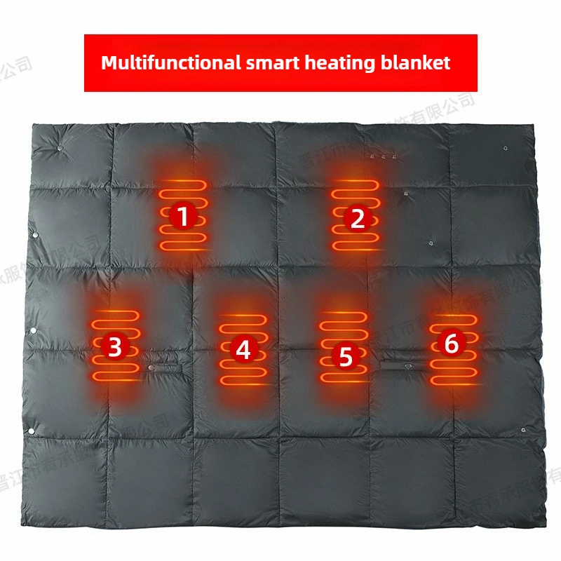 Multi-functional Heated Vest Women Men Winter Electric Heating Blanket Heating Jacket USB Intelligent Temperature Control Vest