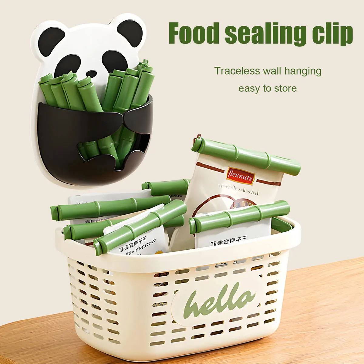 12PC Food Sealing Clip Storage Box With Refrigerator Sticker For Snack Sealing Food Preservation Clip Plastic Bag Seasoning Seal