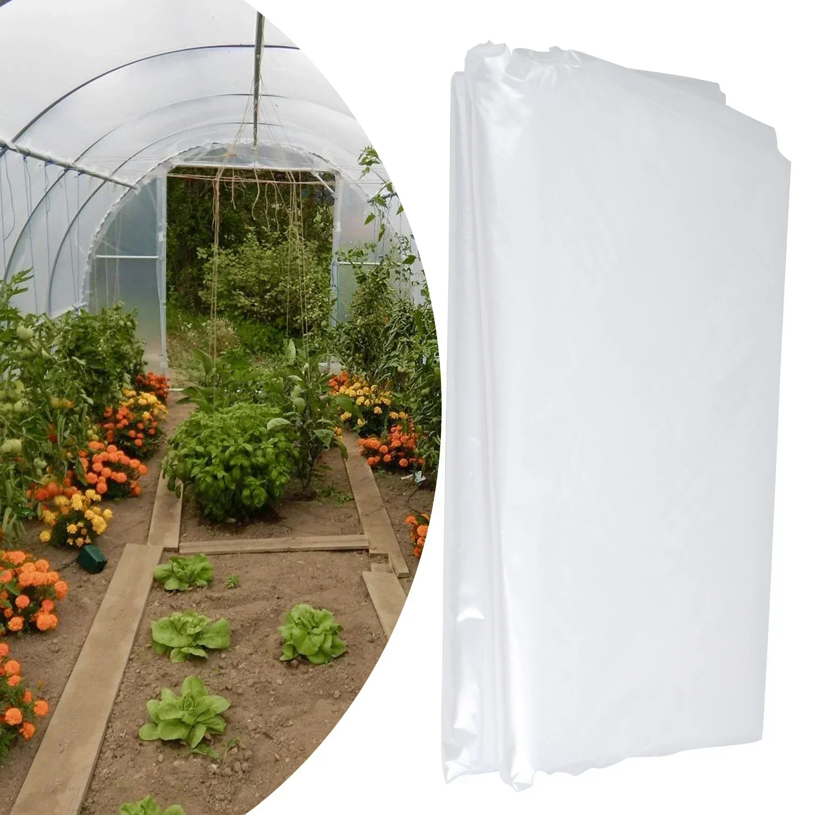 Green-house Film Clear Polythene Plastic Sheeting Garden DIY Material Covers For Green-house Roof Waterproof UV-resistant