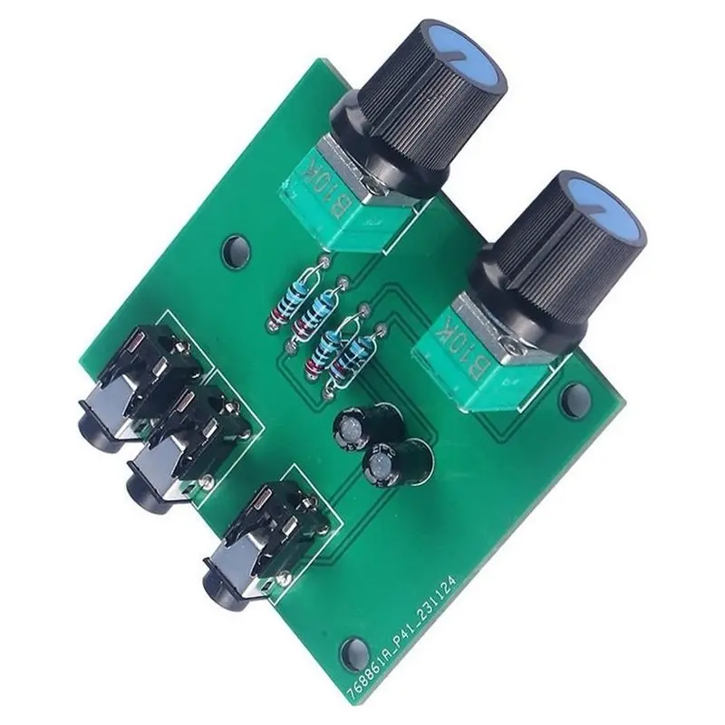 Superior Hi-Fi Dual-Channel Stereo Passive Headphone Amplifier Preamplifier Tone Control Board 2 In 1 Out Audio Mixer Module